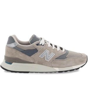 New Balance Gray Beige Made In Usa 998 Sneakers in Black for Men Lyst UK
