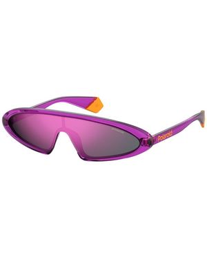 Polaroid Pink Plastic Sunglasses - Purple