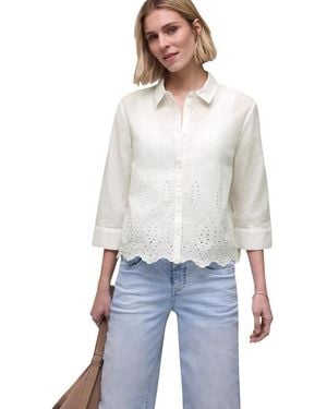 Street One White Cotton Blouse