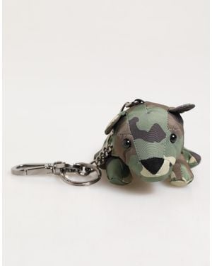 Dolce & Gabbana Camouflage Animal Silhouette Keychain Keyring - Multicolour