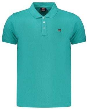 Norway 1963 Green Cotton Men Polo