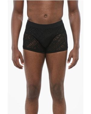 DSquared² Lace Boxer With Ton - Black
