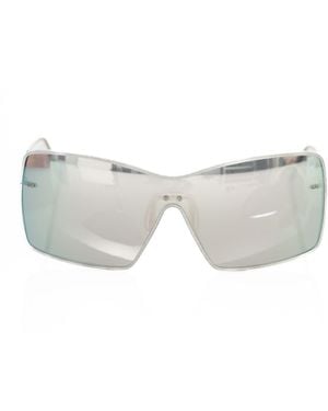 Frankie Morello Silver Metallic Fibre Sunglasses