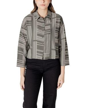Jacqueline De Yong Viscose Sweater - Gray