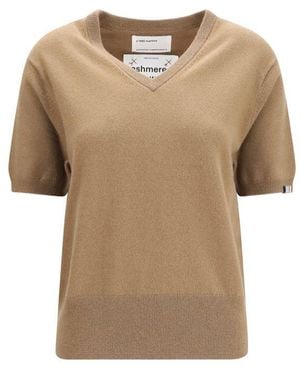 Extreme Cashmere Beige Cashmere Jumper - Natural
