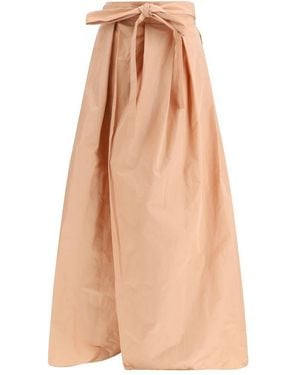 Pinko Polyester Long Skirt - Natural
