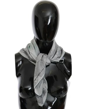 CoSTUME NATIONAL Elegant Silk Scarf For - Black