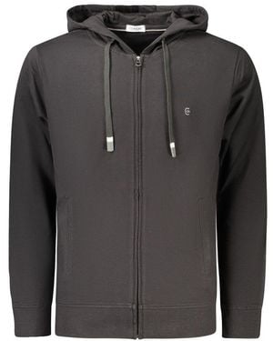 COVERI MOVING Black Cotton Mens Sweatshirt - Grey