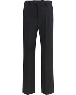 Valentino Garavani Black Wool Oves Aries Dress Trousers