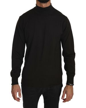 Mila Schon Mila Schön Turtle Neck Pullover Wool Jumper - Black