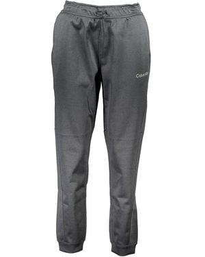 Calvin Klein Nero Polyester 's Trackpant - Grey