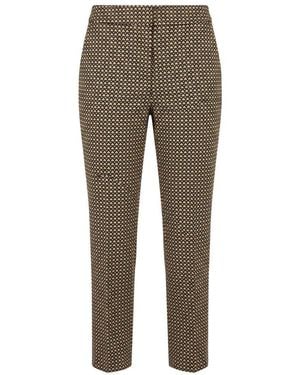 Trussardi Black Polyester Pant - Grey
