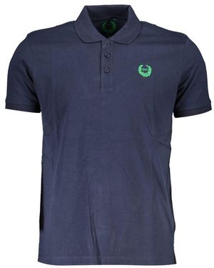 Gianmarco Venturi Blu Cotton Men Polo - Blue