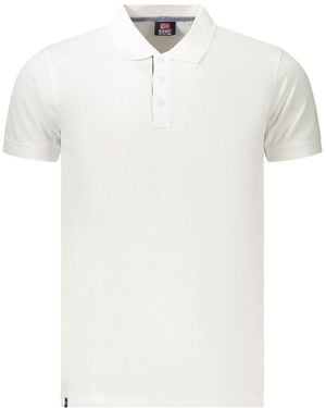 Norway 1963 White Cotton Men's Polo Shirt