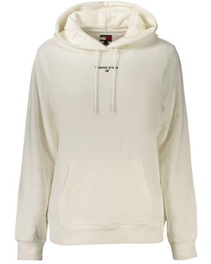 Tommy Hilfiger White Cotton 's Sweatshirt - Natural