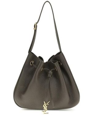 Saint Laurent Paris Vii Shoulder Bag - Black