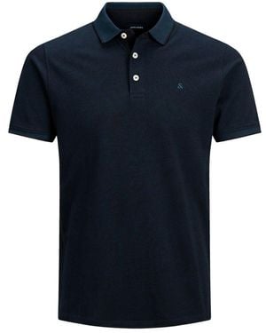 Jack & Jones Blue Cotton Polo Shirt