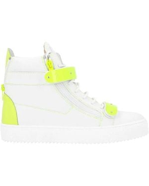 Giuseppe Zanotti Leather Trainers - Yellow