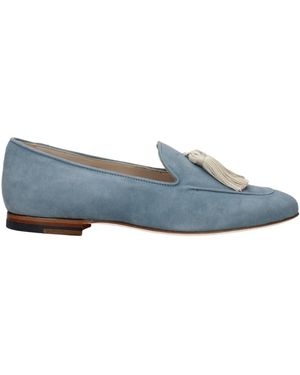 Eleventy Eleven Moccasins Suede/Dusty - Blue