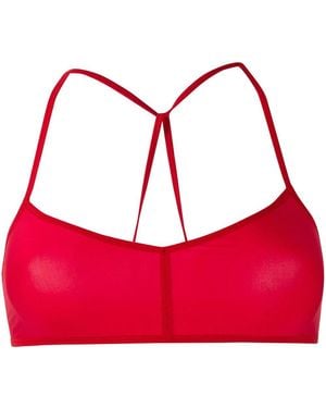 Ann Demeulemeester Spaghetti Strap Bra - Red