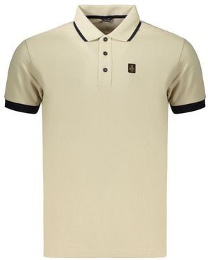 Refrigiwear Beige Cotton Men's Polo - Natural