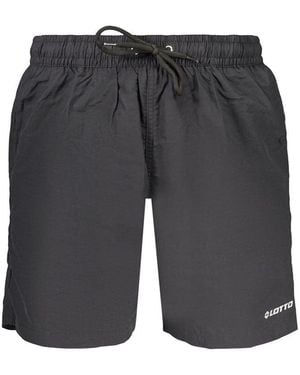 Lotto Leggenda Black Polyamide Men's Swimwear - Grey