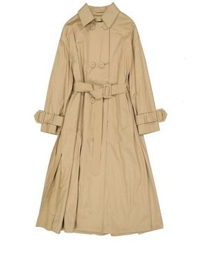 Herno Belted Trench Coat - Natural