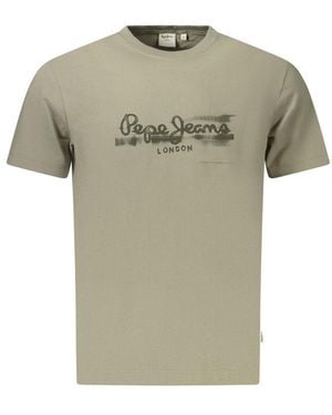 Pepe Jeans Verde Cotton Men T - Green