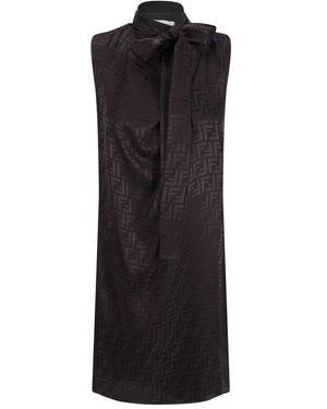 Fendi Midi Dress - Black