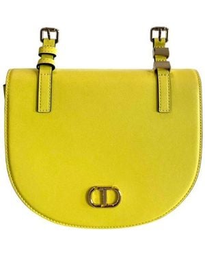 Twinset Yellow Pu Crossbody Bag
