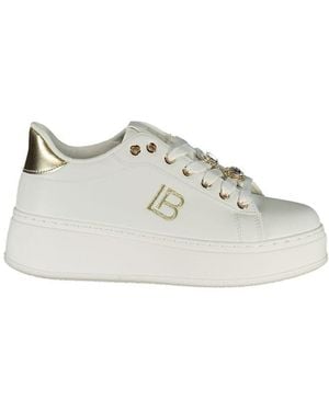 Laura Biagiotti Bianco Polyurethane Trainer - White