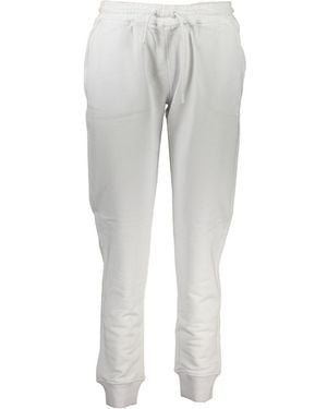 K-Way White Cotton Pant - Xs - Grey