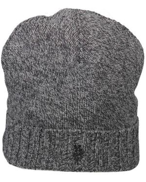 U.S. POLO ASSN. Wool Cap" - Grey