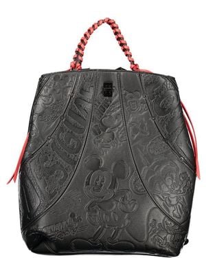 Desigual Black Polyurethane 's Backpack