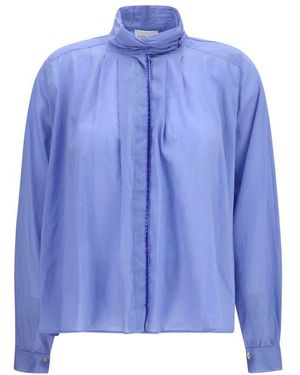 forte_forte Blue Cotton Blouse