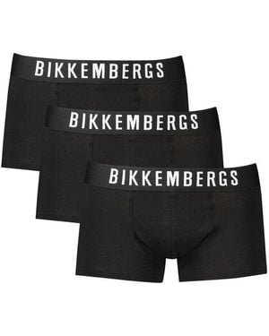 Bikkembergs Black Polyester Men's Boxer Briefs