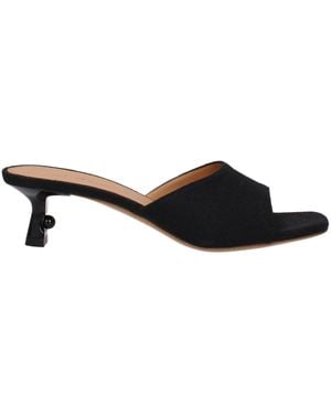 Off-White c/o Virgil Abloh Black Linen Sandal
