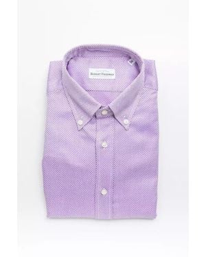 Robert Friedman Cotton Shirt - Purple