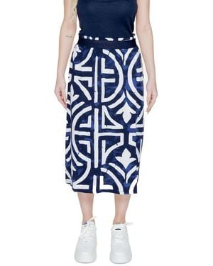 Street One Viscose Skirt - Blue