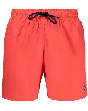 Norway 1963 Red Polyamide Men's Swim Boxer