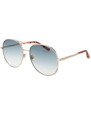 Scotch & Soda Gold Acetate Sunglasses - Blue