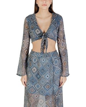 ONLY Recycled Polyester Top - Blue