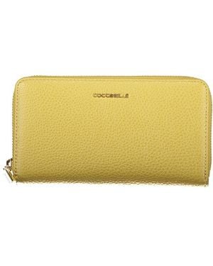 Coccinelle Verde Pelle Wallet - Yellow