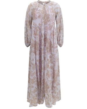 Forte Forte Multicolour Cotton Casual Dress - Purple