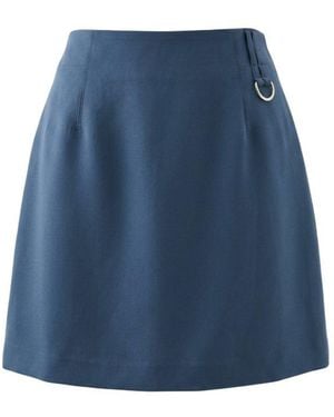 Trussardi Blue Polyester Skirt