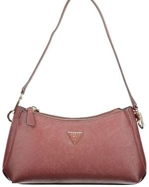 Guess Brown Polyethylene Handbag - Pink