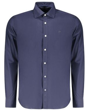 North Sails Blu Cotton Mens Shirt - Blue
