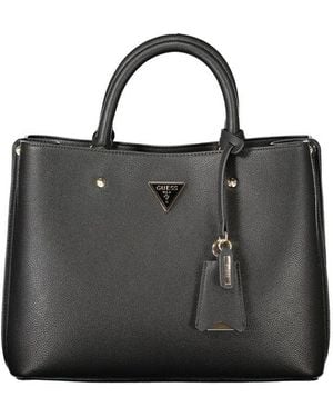 Guess Polyurethane Bag" - Black