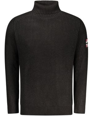 Norway 1963 Black Acrylic Men Sweater