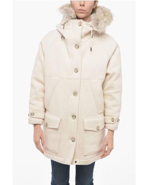 Woolrich Removable Fur Tundra Parka - Natural